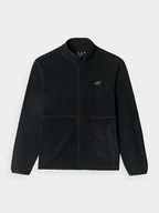 Kurtki damskie - 4F Kurtka polarowa w kolorze czarnym - miniaturka - grafika 1