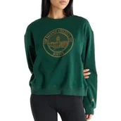 Bluzy damskie - Bluza New Balance WT43553NWG - zielona - miniaturka - grafika 1