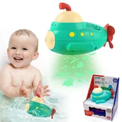 Zabawki interaktywne dla dzieci - ŁÓDŹ PODWODNA Z PODWODNYMI ŚWIATEŁKAMI DO KĄPIELI 3M+ - miniaturka - grafika 1