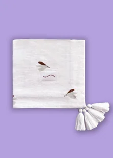 OTULACZ DLA NOWORODKA - BAMBUSOWY 100x100 CM / PTASZKI - Rożki i beciki - miniaturka - grafika 1