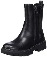 Botki damskie - Tom Tailor Damskie sztyblety 4290701, czarne, 37 UE - miniaturka - grafika 1