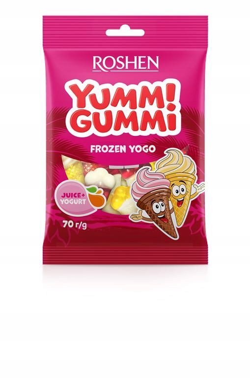 Roshen Żelki YUMMI GUMMI frozen yogo 70 g
