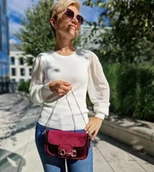 Torebki damskie - Torebka welurowa Menbur - miniaturka - grafika 1