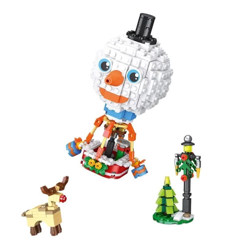 KLOCKI KONSTRUKCYJNE ŚWIĄTECZNY BAŁWAN – 312 ELEMENTÓW