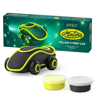 Hey Clay Masa Plastyczna Cyber Auto Żółte - Masy plastyczne - miniaturka - grafika 5