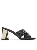 Klapki i japonki damskie - Furla Klapki Chic YJ41HIC A.0203 0455S Czarny - miniaturka - grafika 1