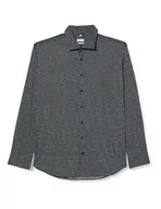 Koszule męskie - Seidensticker Męska koszula z długim rękawem Extra Slim Fit, zielony, 43 - miniaturka - grafika 1