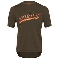 Bluzy sportowe męskie - Męska koszulka kolarska Silvini Denno Rozmiar: M / Kolor: zielony - miniaturka - grafika 1