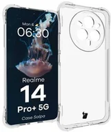 Etui i futerały do telefonów - Bizon Elastyczne etui Case Salpa do Realme 14 Pro+ 5G, przezroczyste - miniaturka - grafika 1