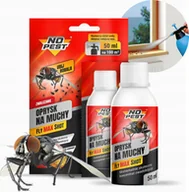 Zwalczanie i odstraszanie szkodników - NO PEST Oprysk na Muchy 50ml Preparat Koncentrat Płyn Środek na Muchy Komary Muszki Ćmy - miniaturka - grafika 1