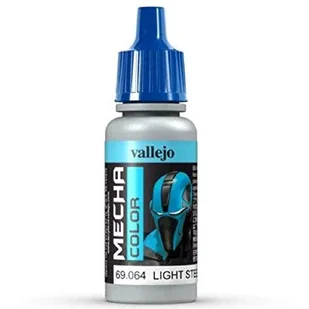 Vallejo 69064 Mecha Color 17 ml Light Steel Wbm - Akcesoria do gier planszowych - miniaturka - grafika 2