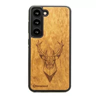 Etui i futerały do telefonów - Drewniane Etui Bewood Samsung Galaxy S23 JELEŃ IMBUIA - miniaturka - grafika 1