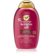 Szampony do włosów - Organix Cosmetix Keratin Oil szampon z olejkiem keratynowym zapobiegający łamaniu włosów - miniaturka - grafika 1
