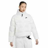 Kurtki damskie - Nike Damska kurtka sportowa Therma-FIT City Series Biały, Rozmiar M - miniaturka - grafika 1