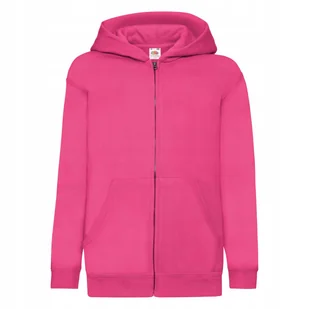 Bluza Dziecięca Z Kapturem Rozpinana Fuchsia r. 14-15(164) - Bluzy dla dziewczynek - miniaturka - grafika 1