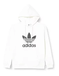 adidas Damska bluza z kapturem Adicolor Trefoil, biały, 54 - Bluzy damskie - miniaturka - grafika 1