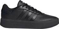 Buty sportowe damskie - Buty Damskie Adidas Court Platform Czarne GV8995 r 40 - miniaturka - grafika 1
