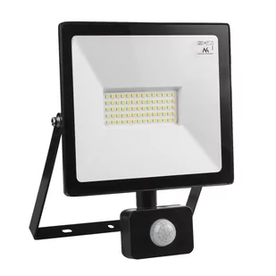 Maclean Naświetlacz LED z czujnikiem ruchu slim 50W 4000lm barwa zimna biała 6000K) IP44 MCE650 CW PIR CEN-71716 - Akcesoria do oświetlenia - miniaturka - grafika 1