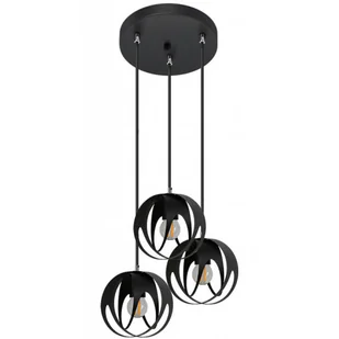 Czarna lampa wisząca z regulacją zwisów - R851-Moreli - Lampy sufitowe - miniaturka - grafika 1