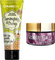 Balsamy i kremy do opalania - Supertan Supertan Lemongrass & Orange + Słoiczek Beauty Face - miniaturka - grafika 1