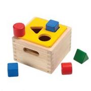 Sortery dla dzieci - Plan Toys Drewniany sorter 9430 - miniaturka - grafika 1