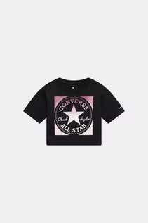 Koszulki i topy damskie - CONVERSE T-shirt - Czarny - Dziewczynka - 98-104 CM(98CM) - grafika 1