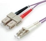 Value VALUE FO Cable 50/125µ. OM4. LC/SC. Violet. 5.0m