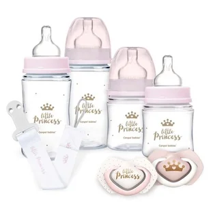 Canpol babies Royal Baby set GIRL 0+ - Butelki dla niemowląt - miniaturka - grafika 1
