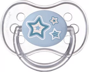 Canpol babies CANPOL Smoczek okrągły 18m+ Newborn Baby silikon  niebieski 3022564 - Smoczki uspokajające - miniaturka - grafika 1