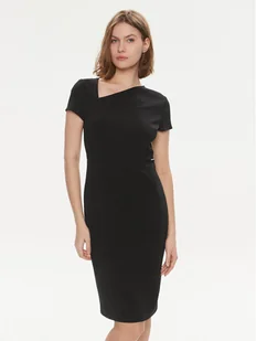 Calvin Klein Sukienka koktajlowa K20K206277 Czarny Regular Fit - Sukienki - miniaturka - grafika 1