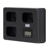 Ładowarki i akumulatory - Ładowarka trójkanałowa NEWELL TT-USB-C do akumulatorów NP-FW50 - miniaturka - grafika 1