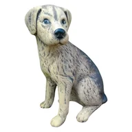 Pozostałe ozdoby ogrodowe - Figurka ceramiczna pies siedzący 37 cm - miniaturka - grafika 1