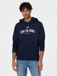 Only & Sons Bluza Lenny 22028594 Granatowy Regular Fit - Bluzy męskie - miniaturka - grafika 1