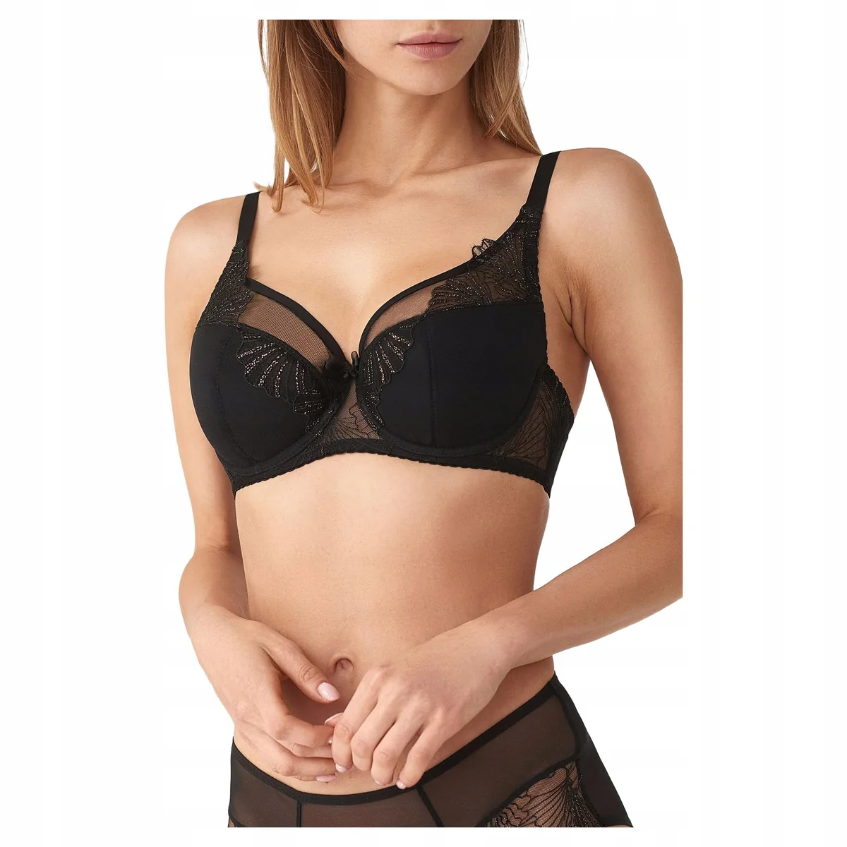 Biustonosz półusztywniany Celeste czarny 65G Marilyn