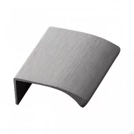 Zawiasy, okucia i inne akcesoria - Uchwyt meblowy krawędziowy Edge Straight 40 Antracytowy szczotkowany - miniaturka - grafika 1