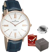 Zegarki męskie - Zegarek męski Jordan Kerr P9008-PROF Z GRAWEREM - miniaturka - grafika 1