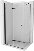 Kabiny prysznicowe - Mexen Lima kabina prysznicowa składana 90x70 cm, transparent, czarna - 856-090-070-70-00 - miniaturka - grafika 1