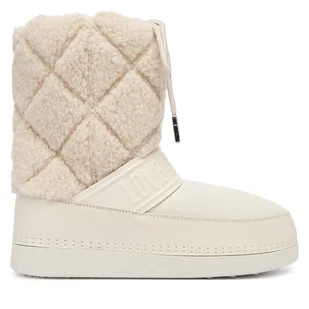 Śniegowce LOVE MOSCHINO JA24422G0NISJ12B Écru - Śniegowce damskie - miniaturka - grafika 1