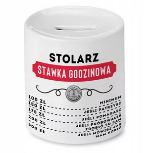 Dla Stolarza Skarbonka na Urodziny Prezent z Nadrukiem ze Zdjęciem - Skarbonki - miniaturka - grafika 1