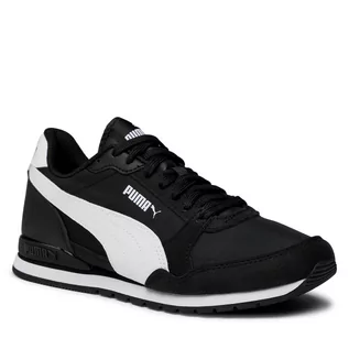 Sneakersy damskie - Puma Sneakersy St Runner v3 Nl Jr 384901 01 Black White - grafika 1
