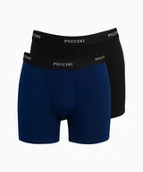 Majtki damskie - PUCCINI Bokserki męskie rozmiar M dwupak granatowe i czarne - Puccini - miniaturka - grafika 1