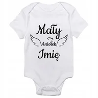 Body dla niemowląt - Body Dziecięcie BIAŁE TWOJE IMIĘ Urocze Wzory - 74 - miniaturka - grafika 1