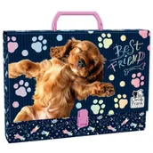 Teczki i skoroszyty - TECZKA Z RACZKA A4/45MM CLEO I FRANK 44 DERF P21 - miniaturka - grafika 1