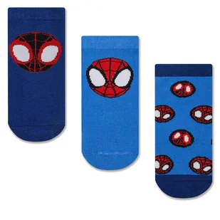 Skarpety Spidey ACCCS-SS25-322SPID(3-PACK) Niebieski - Skarpetki dla dzieci - miniaturka - grafika 1