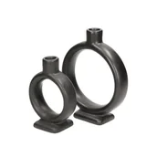 Świeczniki - Dekoria pl pl Komplet świeczników Circle 16 x 6 x 20 cm 814-750 - miniaturka - grafika 1