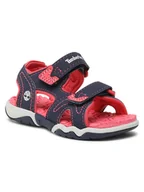 Buty dla dziewczynek - Timberland Sandały Adventure Seeker 2 Strap TB0A1JZL019 Granatowy - miniaturka - grafika 1