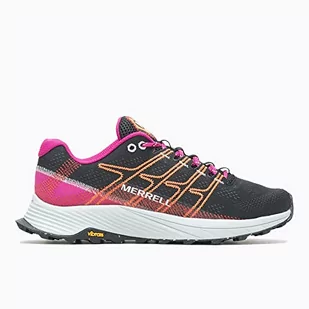 Merrell Damskie trampki Moab Flight, czarne/fuksja, 4,5 UK, Czarna fuksja, 37.5 EU - Trampki damskie - miniaturka - grafika 1