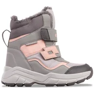 Buty dla dziewczynek - Lotto Hoonah TEX K Unisex Kids półdługie kozaki, szare/różowe, 26 EU, Szary róża., 26 EU - miniaturka - grafika 1