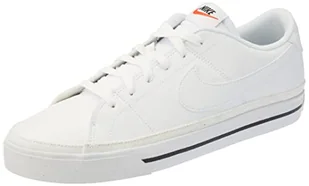 NIKE Męskie tenisówki Court Legacy Next Nature, Biały biały czarny, 44.5 EU - Trampki męskie - miniaturka - grafika 1