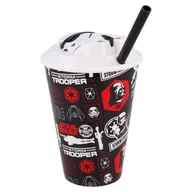 Kubki dla dzieci - Kubek ze słomką  STAR WARS 415ml - miniaturka - grafika 1